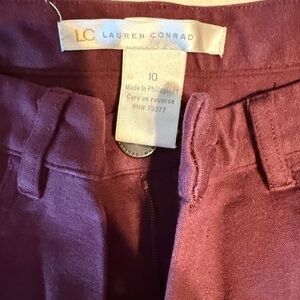 LC Lauren Conrad Women's Purple Jeggings